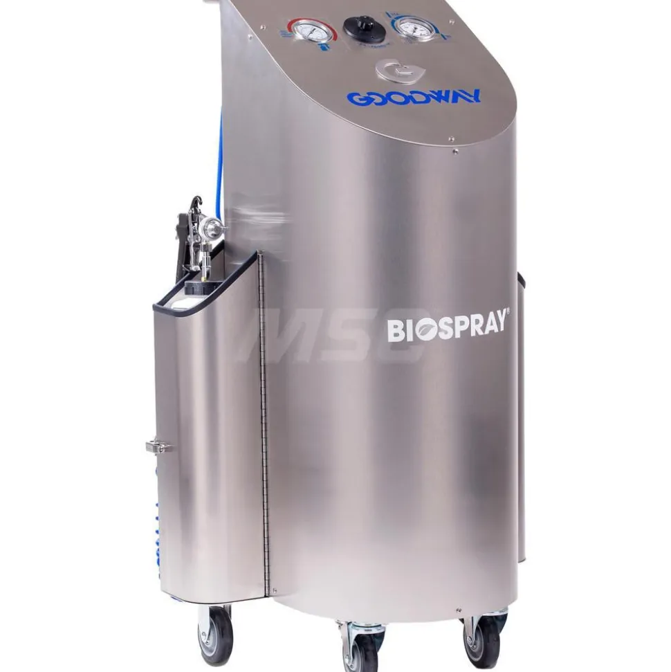 Electrostatic Sanitizing Equipment: For Use With: BIO-SPRAY-20; Material: Stainless Steel; Includes: Micro-Droplet Spray Gun, 20' Hose, 20lb Tank