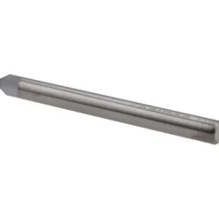 Engraving Cutter: 60 °, 1/8" Dia, Conical Point, Solid Carbide