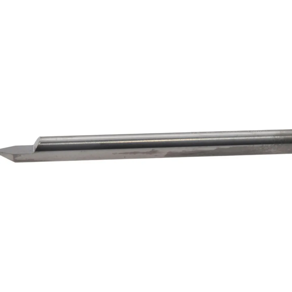 Engraving Cutter: 60 °, 1/8" Dia, Conical Point, Solid Carbide