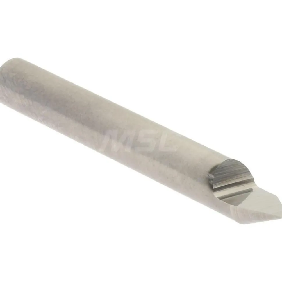 Engraving Cutter: 60 °, 3/16" Dia, Conical Point, Solid Carbide