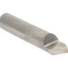 Engraving Cutter: 60 °, 3/8" Dia, Conical Point, Solid Carbide