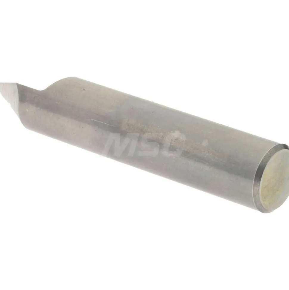 Engraving Cutter: 60 °, 3/8" Dia, Conical Point, Solid Carbide