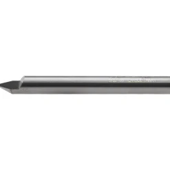 Engraving Cutter: 60 °, 5/32" Dia, Conical Point, Solid Carbide