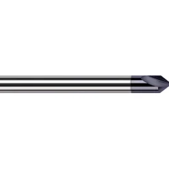 Engraving Cutter: 60 °, 1/8" Dia, Pointed, Solid Carbide