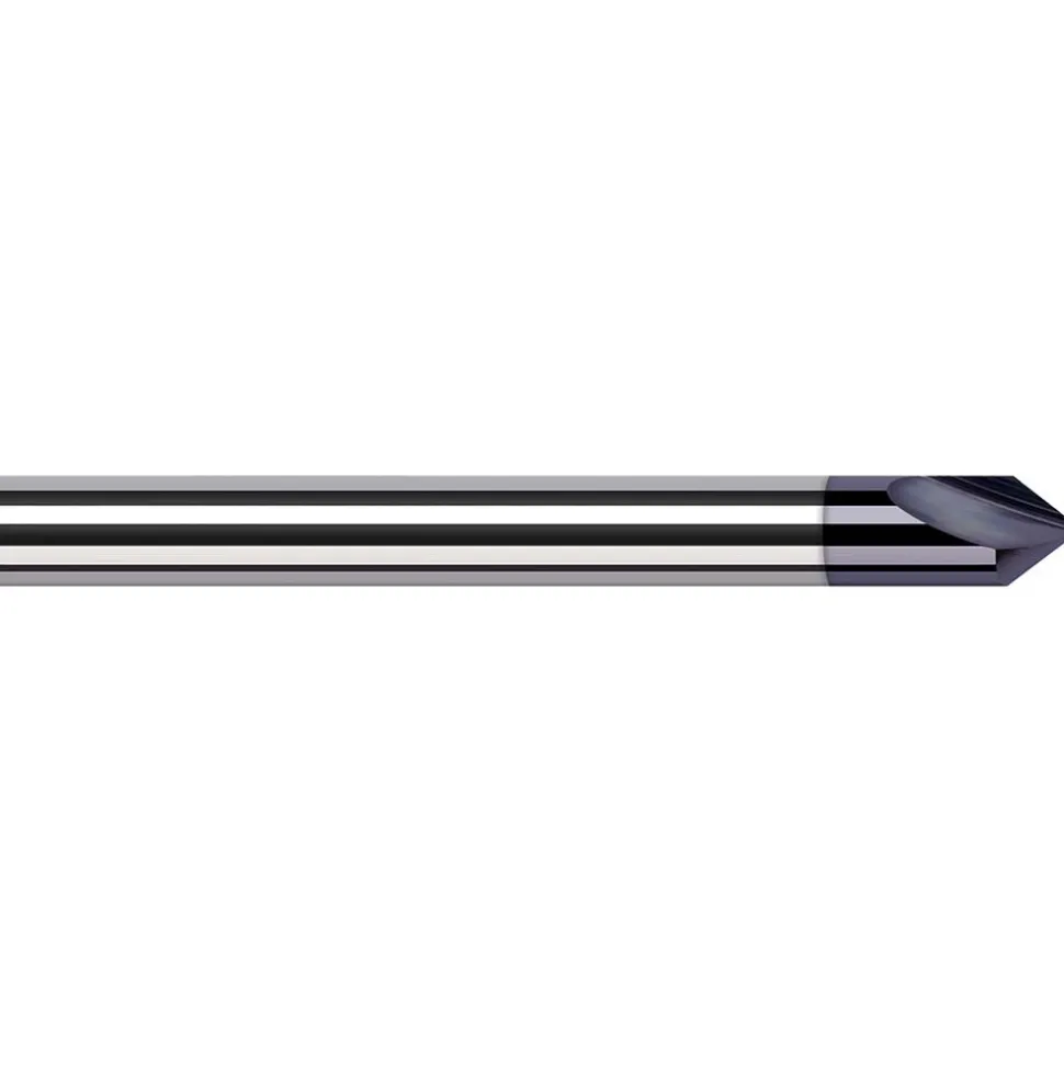 Engraving Cutter: 60 °, 1/8" Dia, Pointed, Solid Carbide