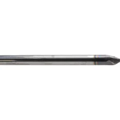 Engraving Cutter: 60 °, 1/8" Dia, Pointed, Solid Carbide