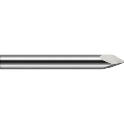Engraving Cutter: 20 °, 1/8" Dia, Pointed, Solid Carbide