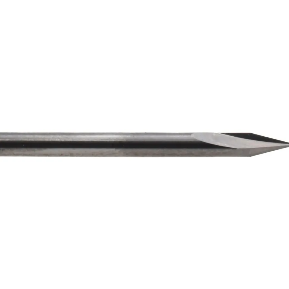 Engraving Cutter: 30 °, 1/8" Dia, Pointed, Solid Carbide