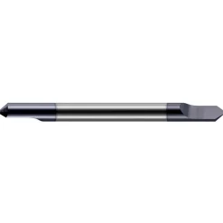 Engraving Cutter: 60 °, 1/8" Dia, Pointed, Solid Carbide