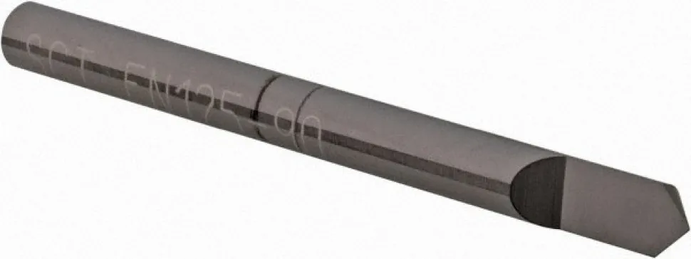 Engraving Cutter: 90 °, 0.005" Dia, 0.005" Tip Dia, Conical Point, Solid Carbide
