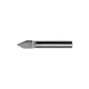 Engraving Cutter: 90 °, 1/8" Dia, 0.002" Tip Dia, Conical Point, Solid Carbide