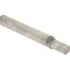 Engraving Cutter: 1/4" Dia, 0.25" Tip Dia, Square Point, Solid Carbide