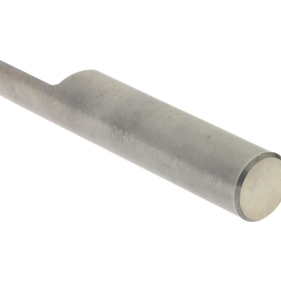 Engraving Cutter: 3/8" Dia, 0.375" Tip Dia, Square Point, Solid Carbide