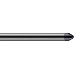 Engraving Cutter: 90 °, 1/8" Dia, 0.005" Tip Dia, Tipped Off Point, Solid Carbide