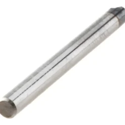 Engraving Cutter: 60 °, 1/8" Dia, 0.005" Tip Dia, Tipped Off Point, Solid Carbide