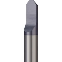 Engraving Cutter: 1/8" Dia, 0.008" Tip Dia, Tipped Off Point, Solid Carbide