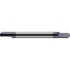 Engraving Cutter: 90 °, 1/8" Dia, 0.02" Tip Dia, Tipped Off Point, Solid Carbide