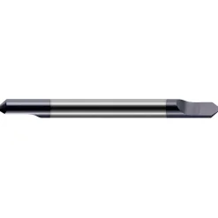 Engraving Cutter: 60 °, 1/8" Dia, Tip Radius Point, Solid Carbide