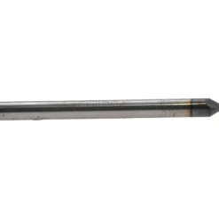 Engraving Cutter: 60 °, 1/8" Dia, Tip Radius Point, Solid Carbide
