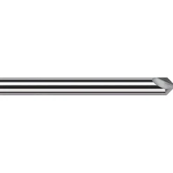Engraving Cutter: 60 °, 1/4" Dia, Tip Radius Point, Solid Carbide