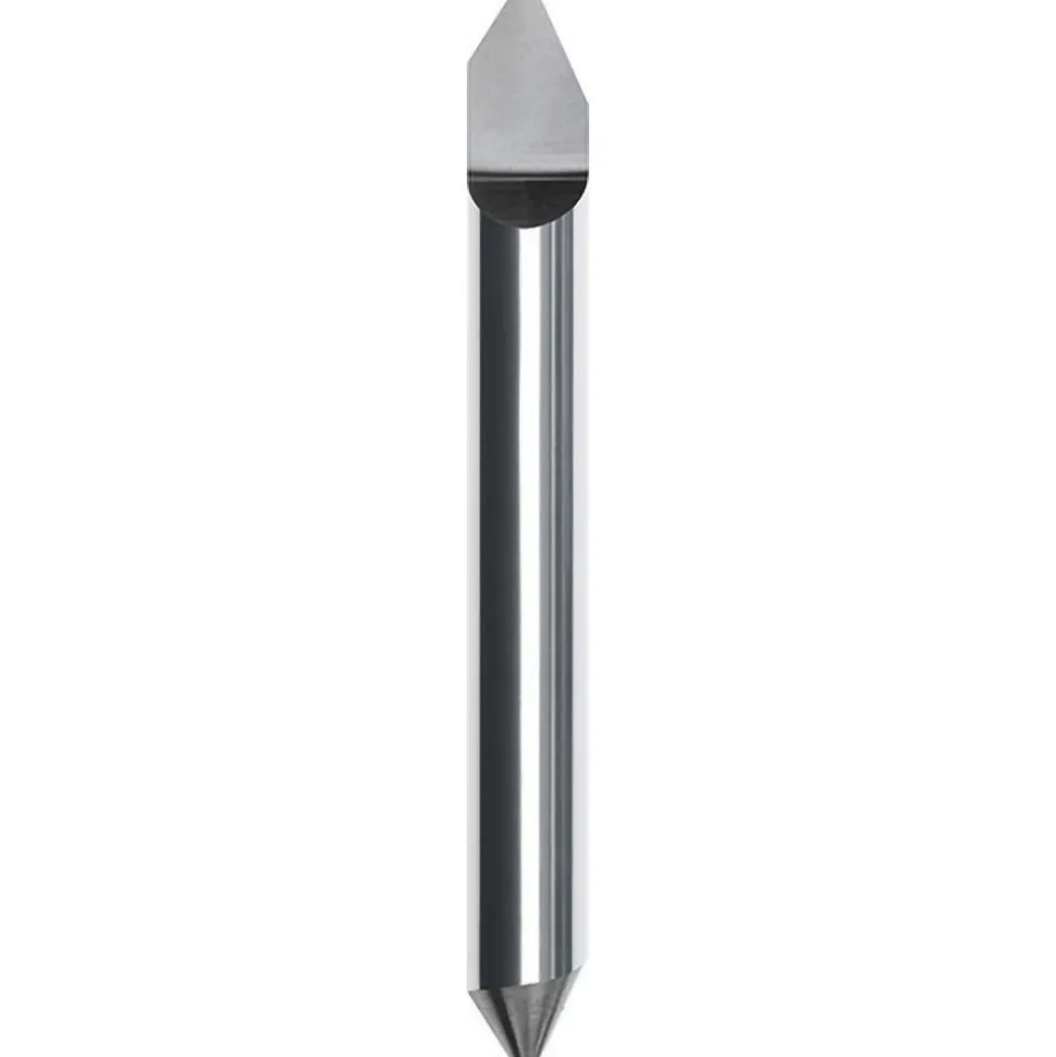 Engraving Cutters: Cutter Diameter (Inch): 1/4; Cutter Diameter (Decimal Inch): 0.2500; Point Shape: Tipped Off