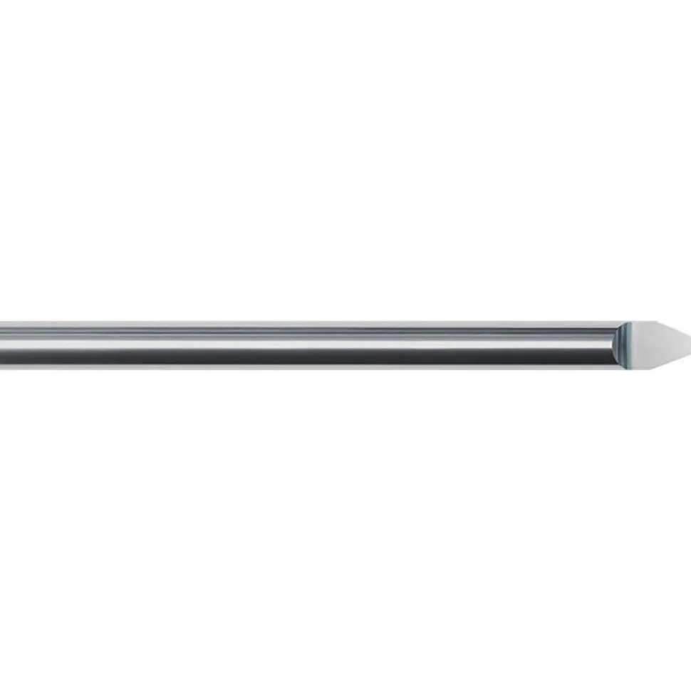 Engraving Cutters: Cutter Diameter (Inch): 1/4; Cutter Diameter (Decimal Inch): 0.2500; Point Shape: Tipped Off