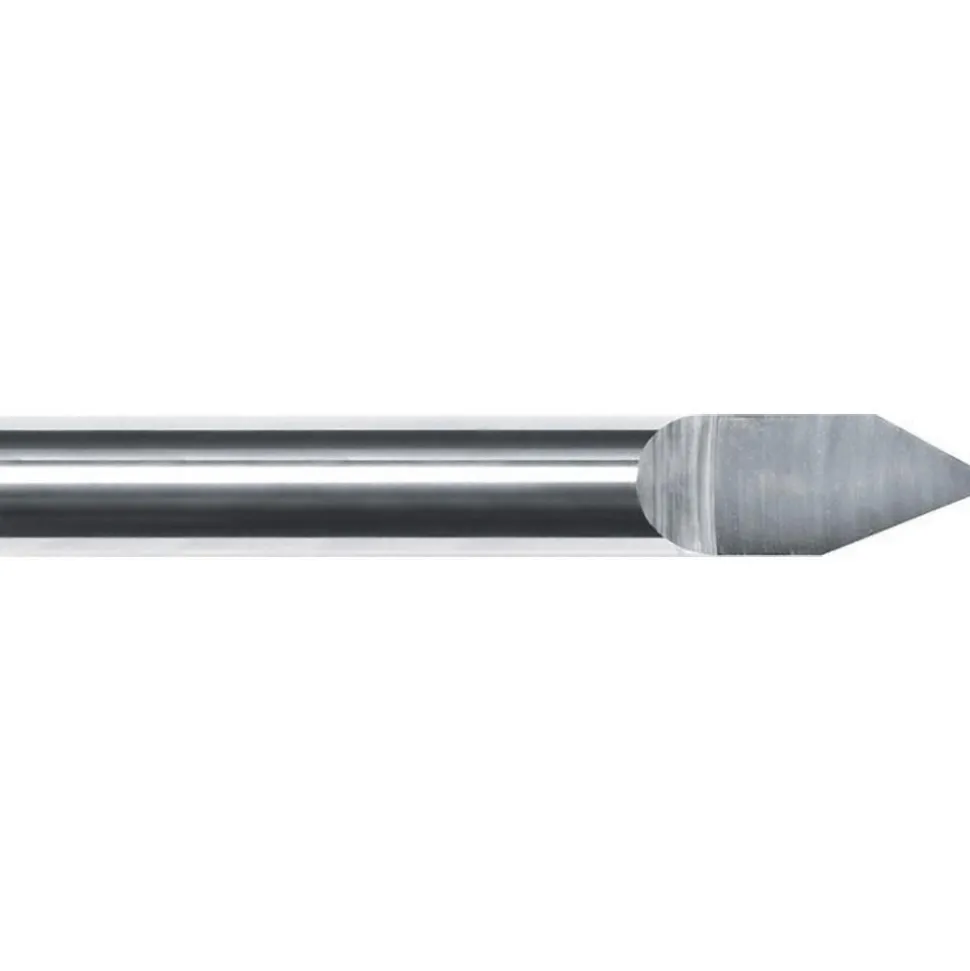Engraving Cutters: Cutter Diameter (Inch): 1/8; Cutter Diameter (Decimal Inch): 0.1250; Point Shape: Tip Radius