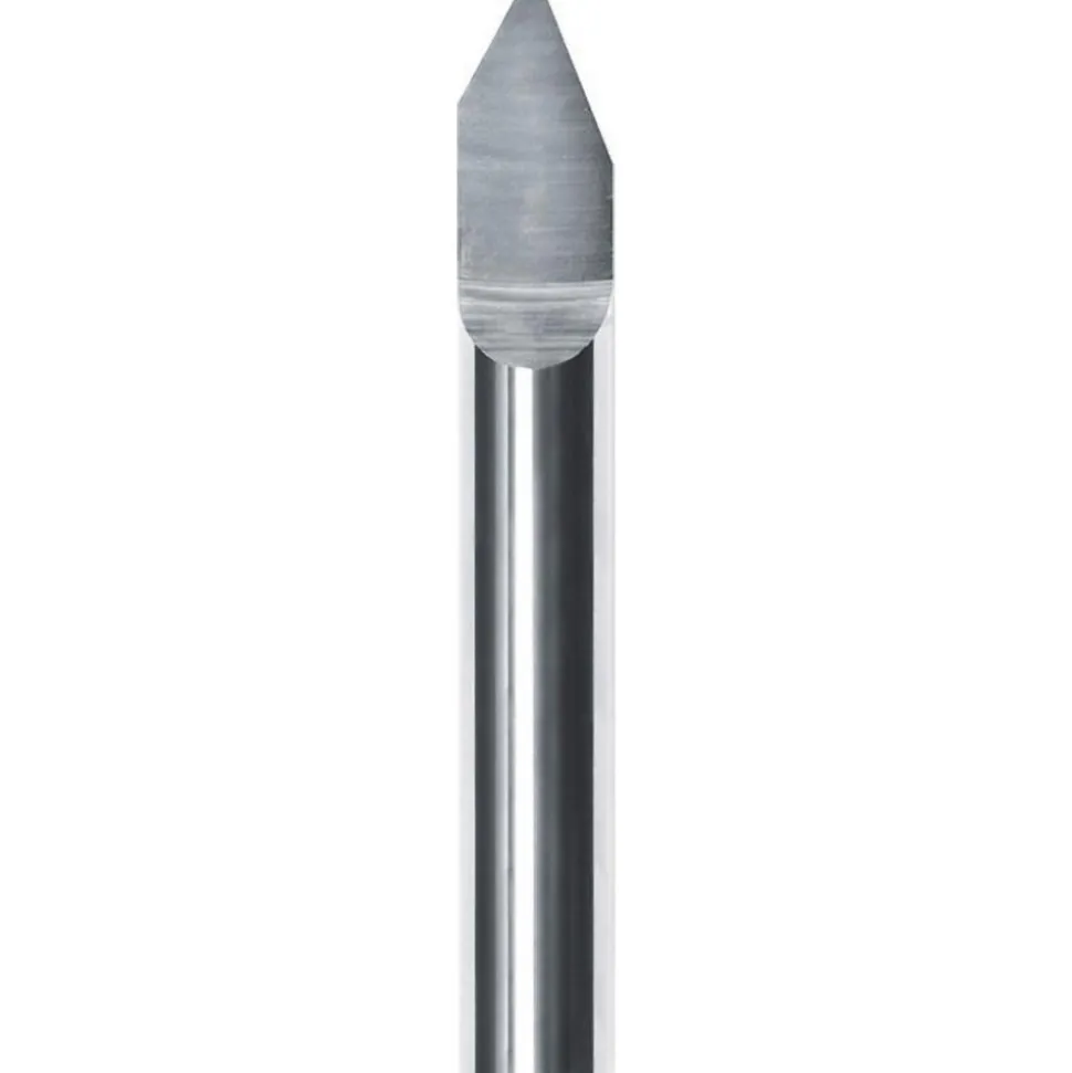 Engraving Cutters: Cutter Diameter (Inch): 1/8; Cutter Diameter (Decimal Inch): 0.1250; Point Shape: Tip Radius