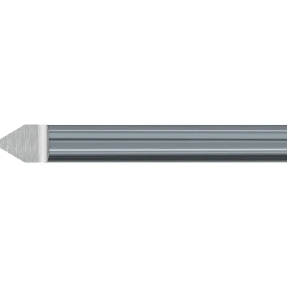 Engraving Cutters: Cutter Diameter (Decimal Inch): 0.1181; Cutter Diameter (mm): 3.00; Point Shape: Pointed