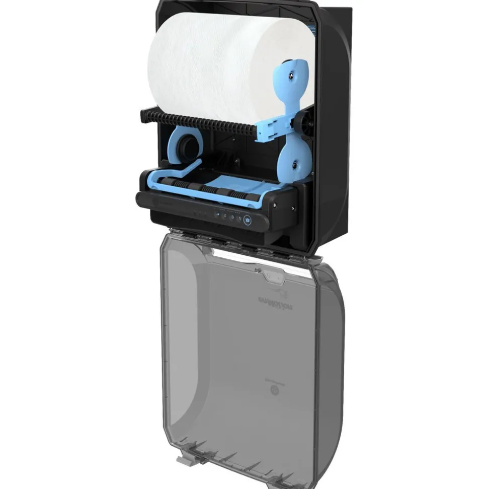 Enmotion 10" Automated Touchless Water-Resistant Paper Towel Dispenser, Black