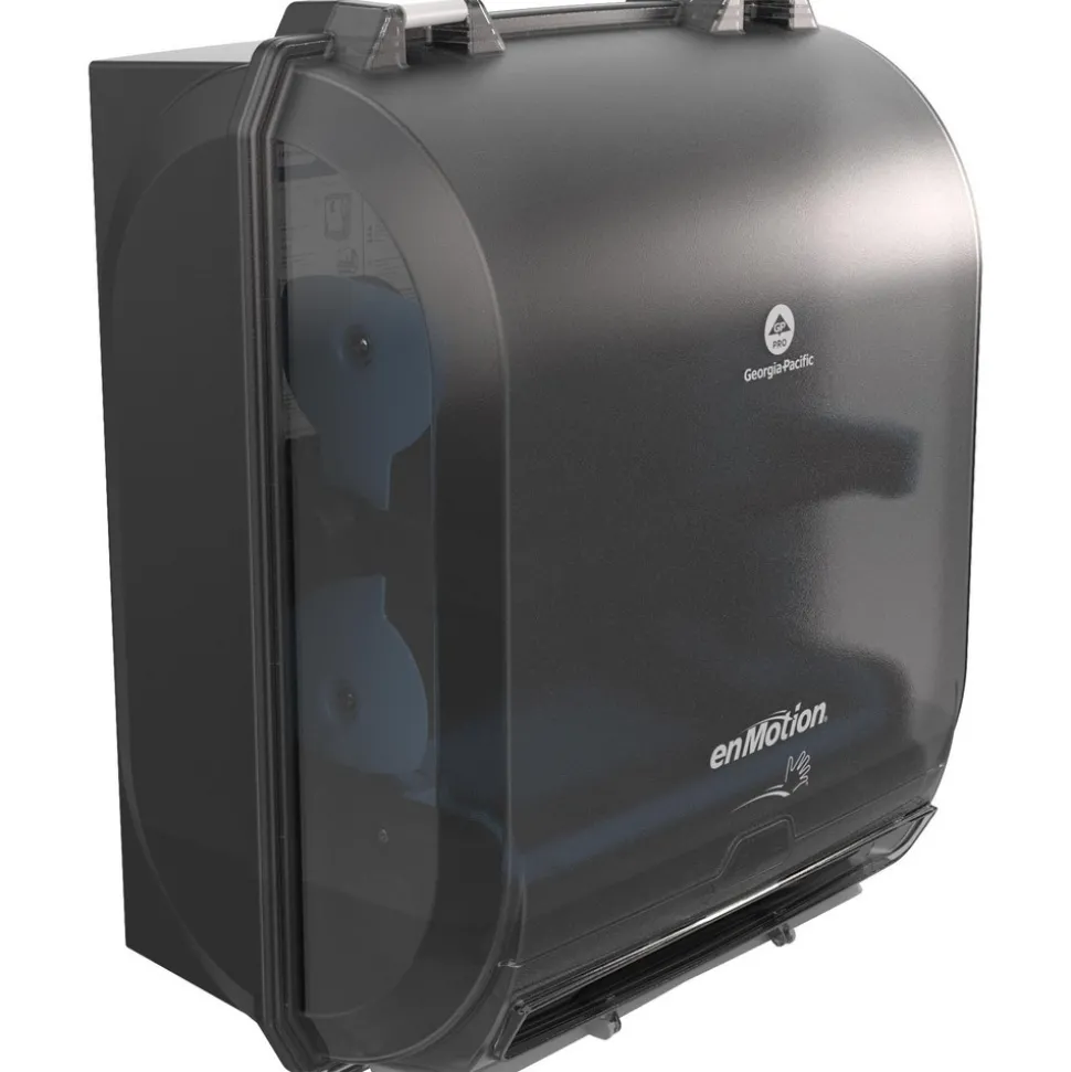 Enmotion 10" Automated Touchless Water-Resistant Paper Towel Dispenser, Black