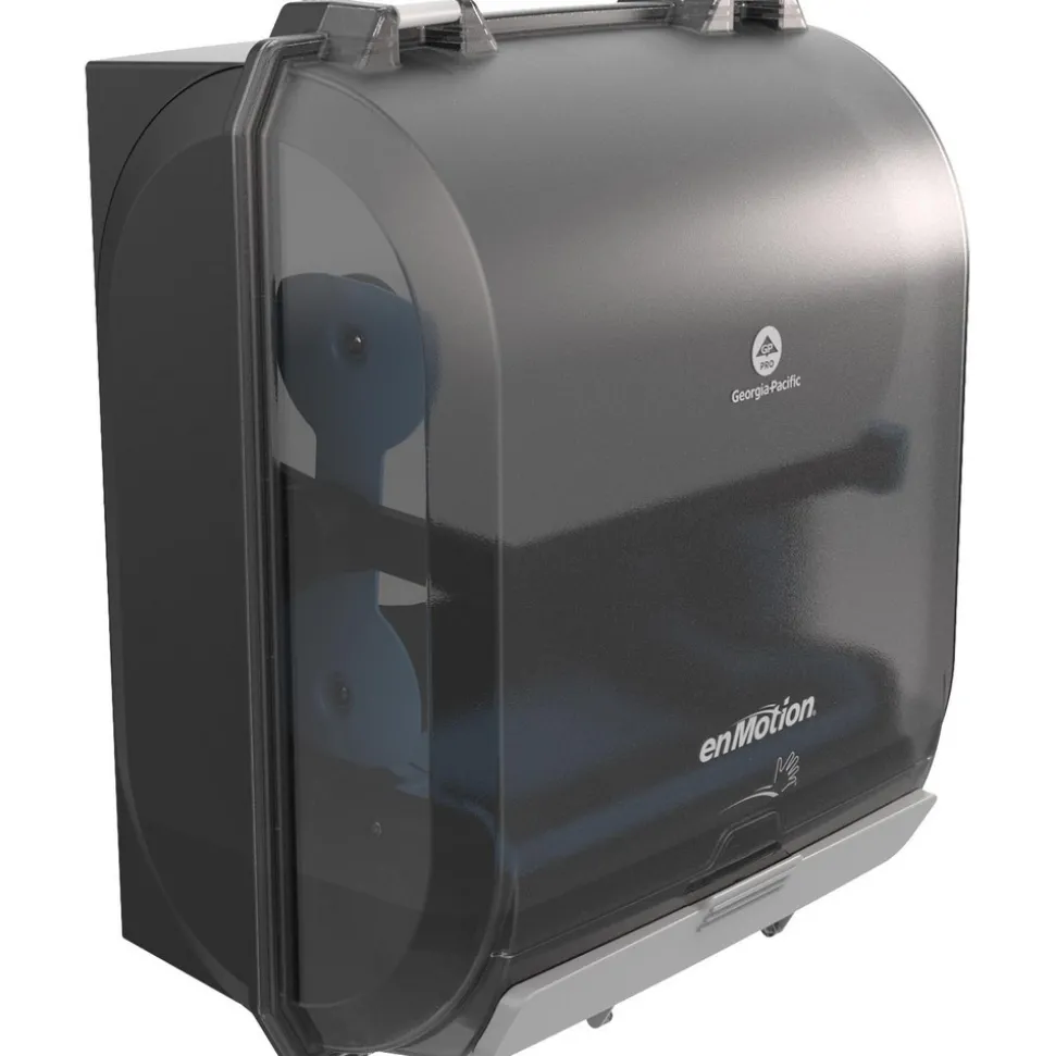 Enmotion 10" Automated Touchless Water-Resistant Paper Towel Dispenser, Black