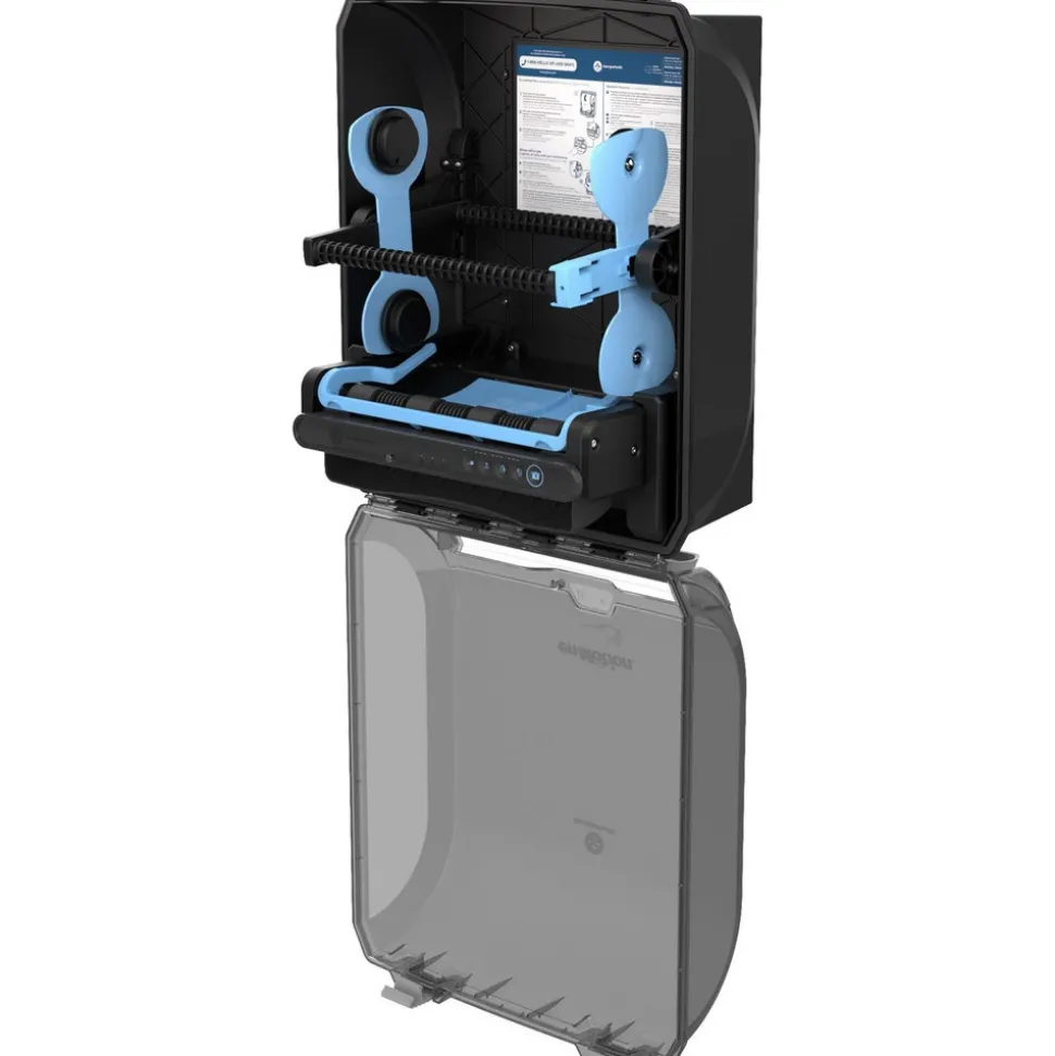 Enmotion 10" Automated Touchless Water-Resistant Paper Towel Dispenser, Black