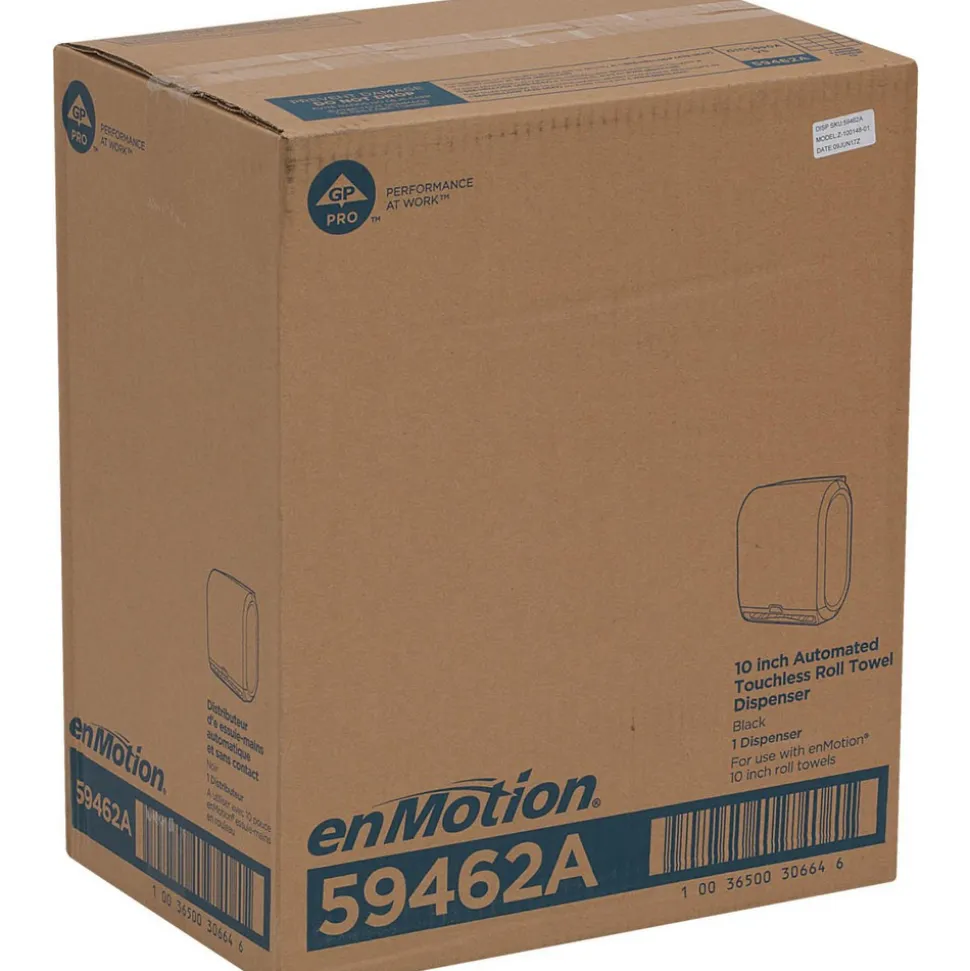 Enmotion 10" Automated Touchless Paper Towel Dispenser, Black