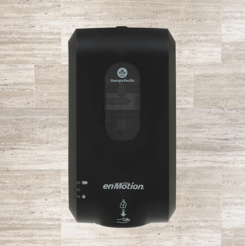 Enmotion Gen2 Automated Touchless Soap & Sanitizer Dispenser, Black