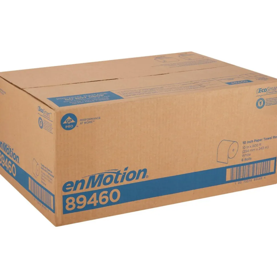 Enmotion 10" Paper Towel Rolls, White