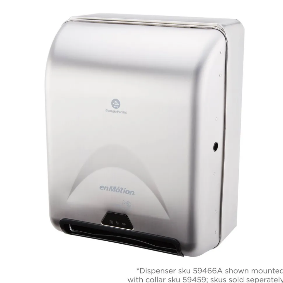 Enmotion 8" Recessed Automated Touchless Paper Towel Dispenser, Stainless Steel