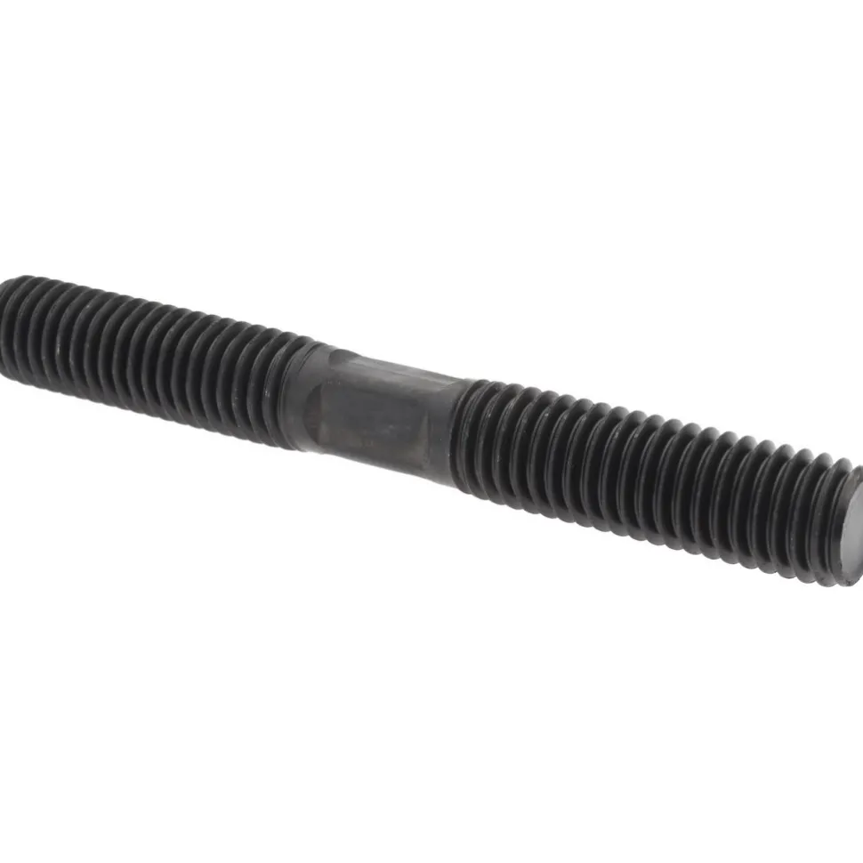 Equal Double Threaded Stud: 1/2-13, 4" OAL