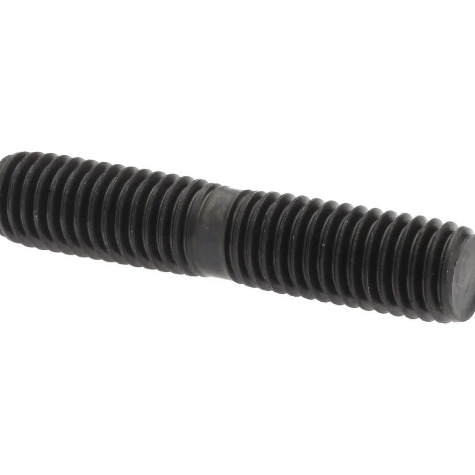 Equal Double Threaded Stud: 1/2-13, 2-1/2" OAL