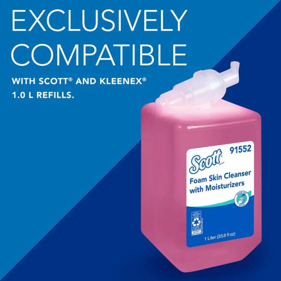 Essential High Capacity Manual Skin Care Dispenser, Black, 1.0 L Capacity, 4.85" x 8.36" x 5.43"
