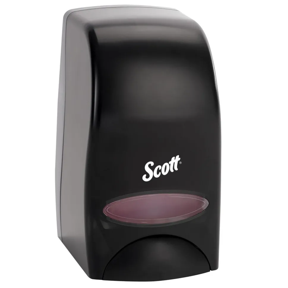 Essential High Capacity Manual Skin Care Dispenser, Black, 1.0 L Capacity, 4.85" x 8.36" x 5.43"