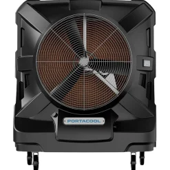 Evaporative Cooler: 23,500 CFM, 65 gal, 1 hp