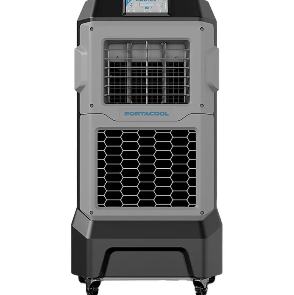 Evaporative Cooler: 3,600 CFM, 22 gal, 1/2 hp