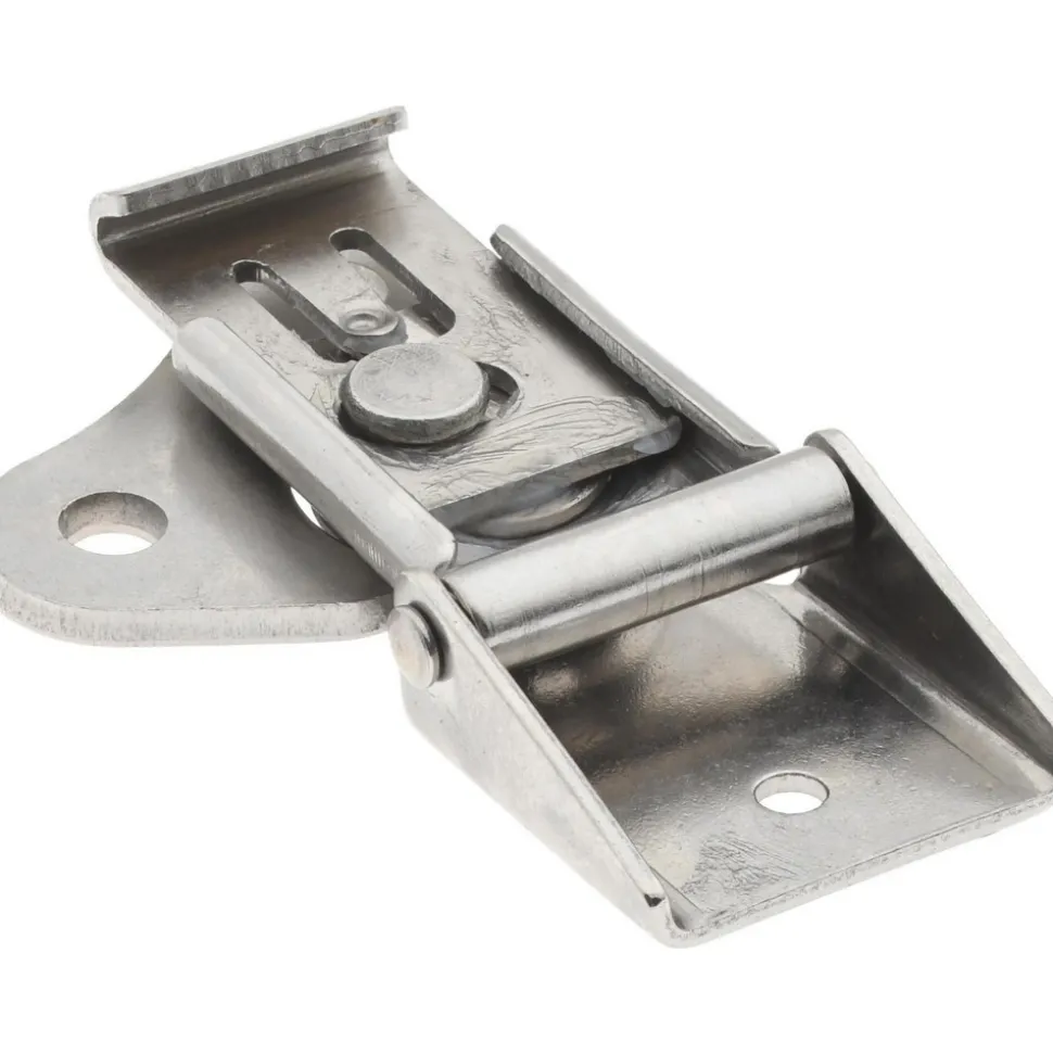 Extended Base Wing Turn Door Latch: 1-1/2" OAW, 0.58" OAH, Stainless Steel