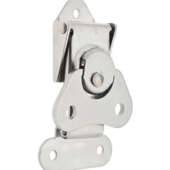 Extended Base Wing Turn Door Latch: 1-1/2" OAW, 0.58" OAH, Stainless Steel