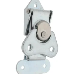 Extended Base Wing Turn Door Latch: 1-1/2" OAW, 0.58" OAH, Steel, Zinc-Plated