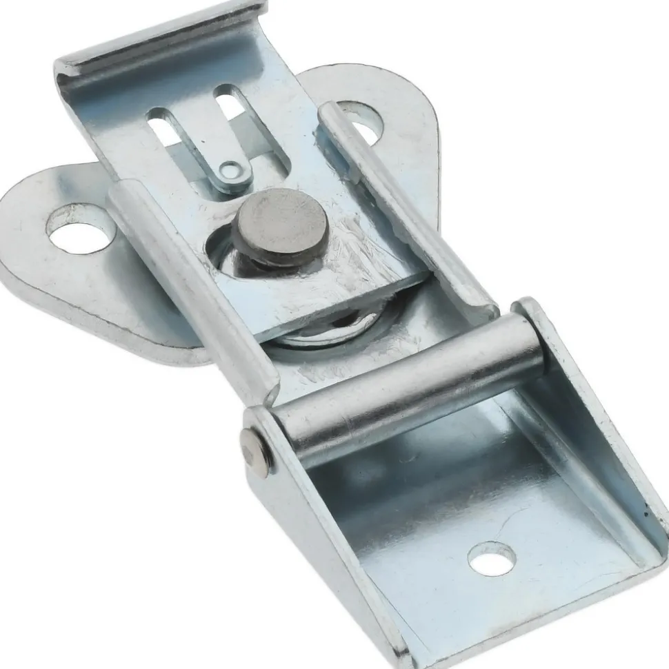 Extended Base Wing Turn Door Latch: 1-1/2" OAW, 0.58" OAH, Steel, Zinc-Plated