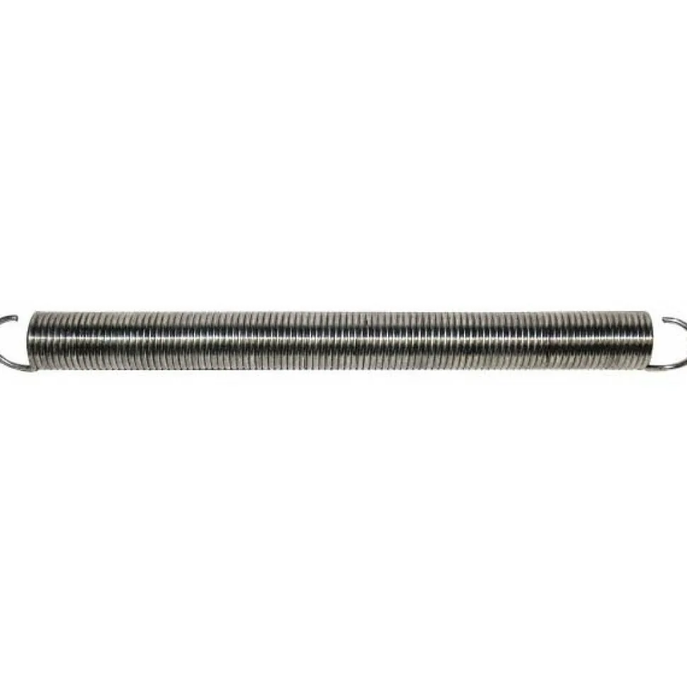 Extension Spring: 1" OD, 12.45 lb Max Load, 16-1/2" Extended Length, 0.1055" Wire Dia
