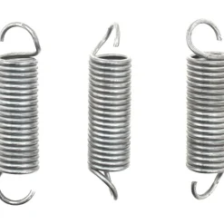 Extension Spring: 0.96" OD, 55.32 lb Max Load, 5.47" Extended Length, 0.1205" Wire Dia
