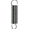 Extension Spring: 3/8" OD, 7.8 lb Max Load, 3.39" Extended Length, 0.041" Wire Dia